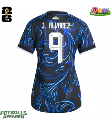 Argentina Julian Alvarez #9 Bortatröja Kvinnor VM 2026 Kortärmad